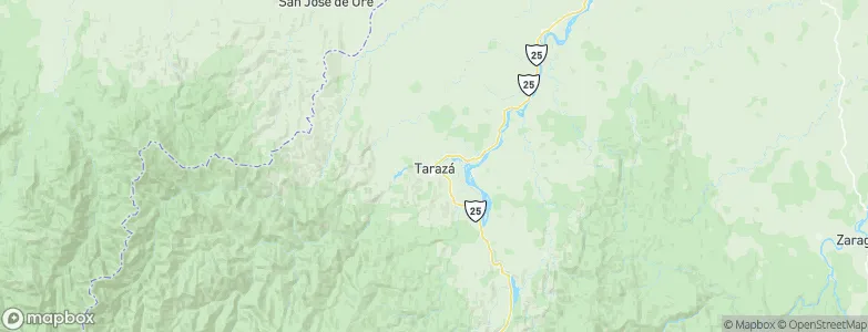 Tarazá, Colombia Map