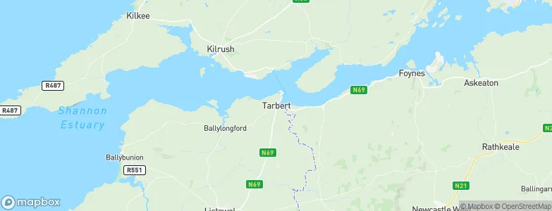 Tarbert, Ireland Map
