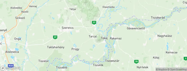 Tarcal, Hungary Map