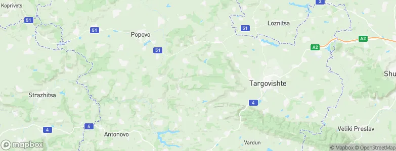Targovishte, Bulgaria Map