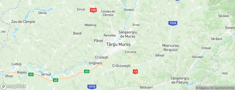 Târgu Mureş, Romania Map