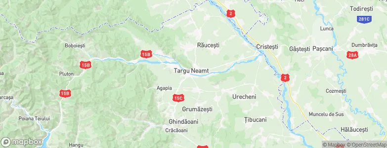 Târgu Neamţ, Romania Map