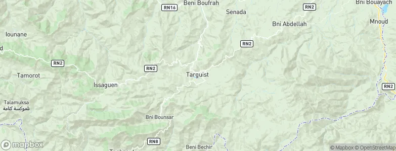 Targuist, Morocco Map