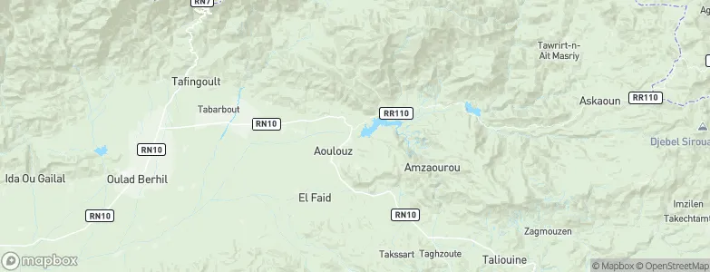 Tarhzout, Morocco Map