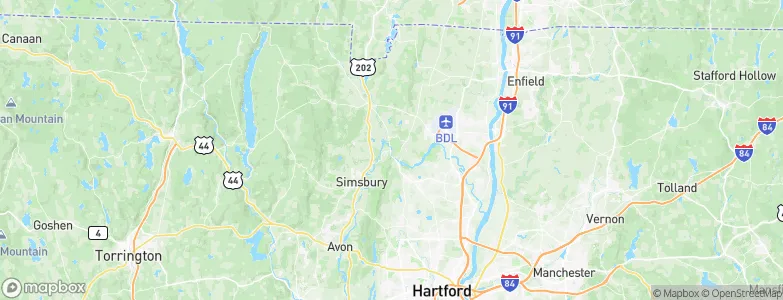 Tariffville, United States Map