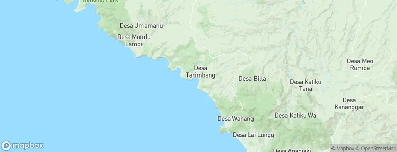 Tarimbang, Indonesia Map