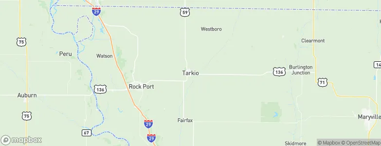 Tarkio, United States Map