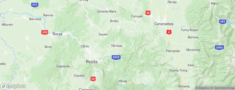 Târnova, Romania Map