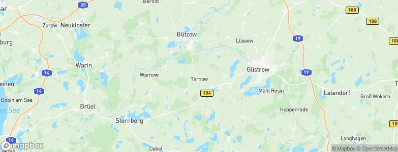 Tarnow, Germany Map