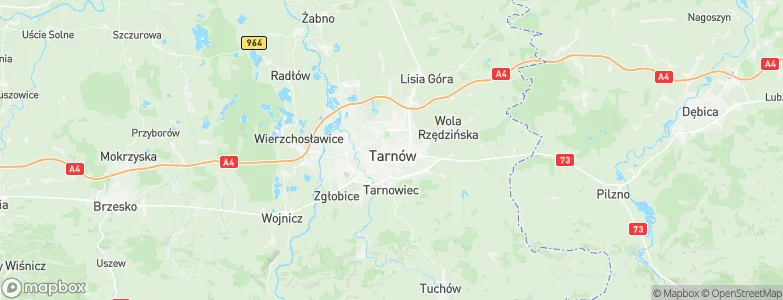 Tarnów, Poland Map