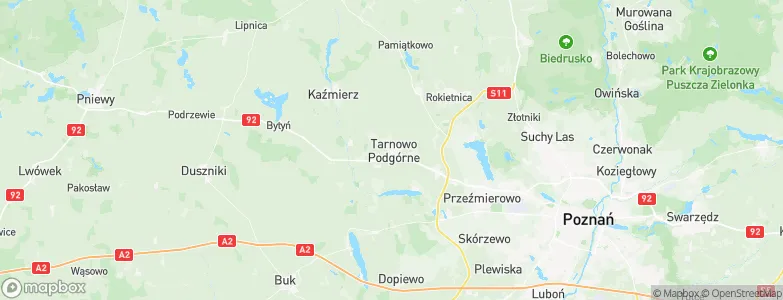 Tarnowo Podgórne, Poland Map