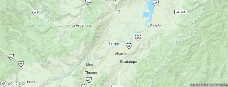 Tarqui, Colombia Map