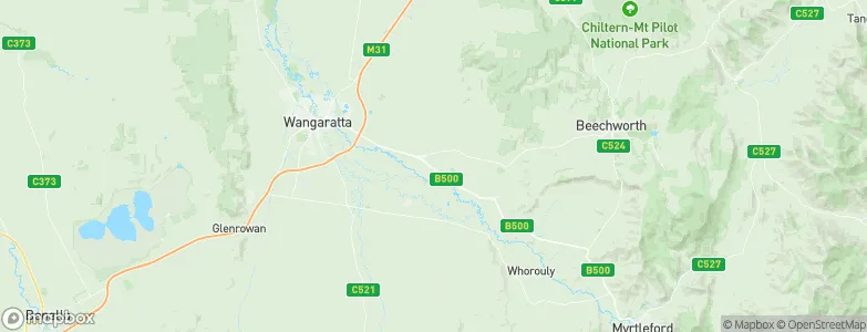 Tarrawingee, Australia Map