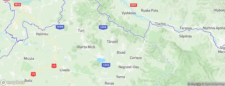 Târşolţel, Romania Map