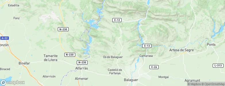 Tartareu, Spain Map