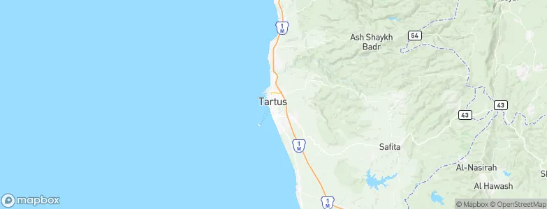 Tartous, Syria Map