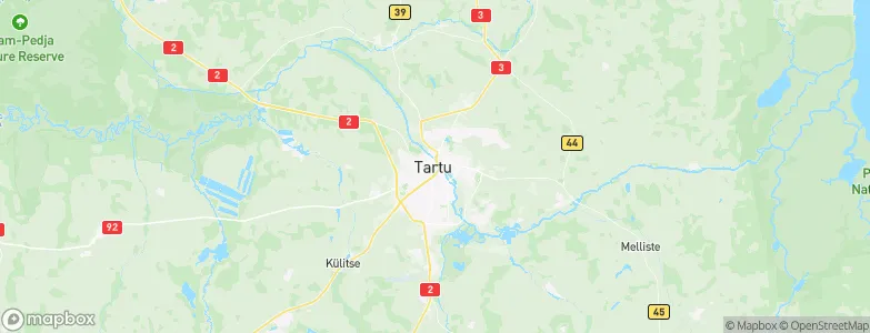 Tartu, Estonia Map