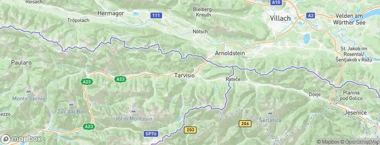 Tarvisio, Italy Map