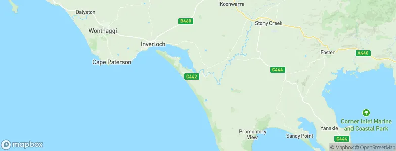 Tarwin Lower, Australia Map