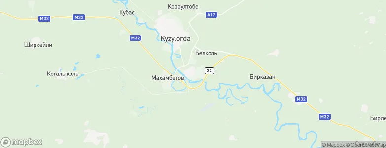 Tasböget, Kazakhstan Map