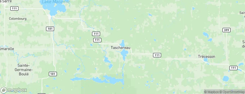 Taschereau, Canada Map