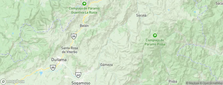 Tasco, Colombia Map