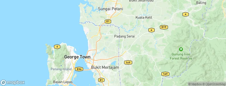 Tasek Glugor, Malaysia Map