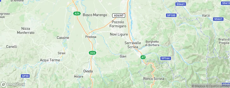 Tassarolo, Italy Map