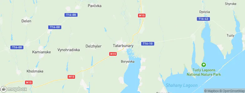 Tatarbunary, Ukraine Map
