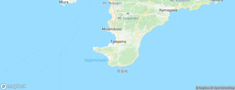 Tateyama, Japan Map