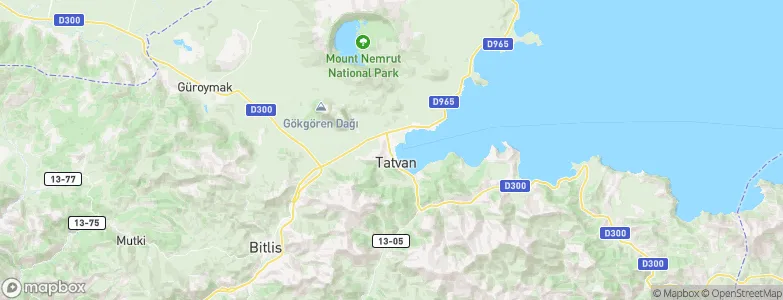 Tatvan, Turkey Map
