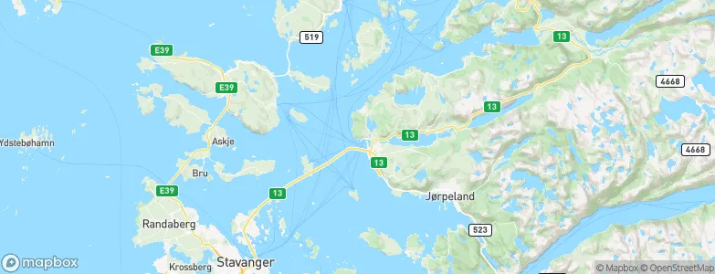 Tau, Norway Map