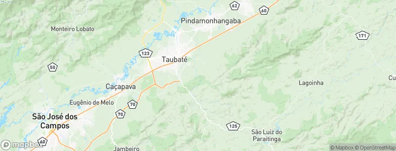 Taubaté, Brazil Map