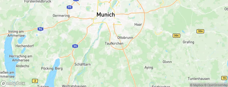 Taufkirchen, Germany Map