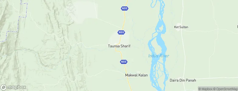 Taunsa, Pakistan Map