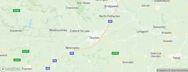 Taunton, United Kingdom Map