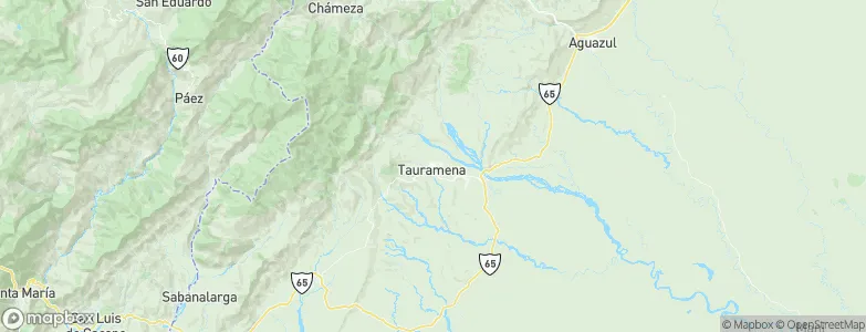 Tauramena, Colombia Map