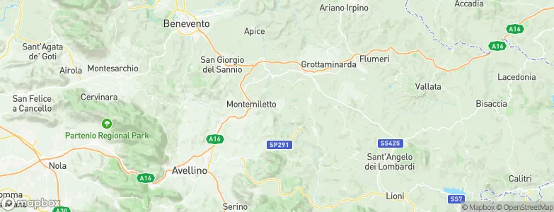 Taurasi, Italy Map