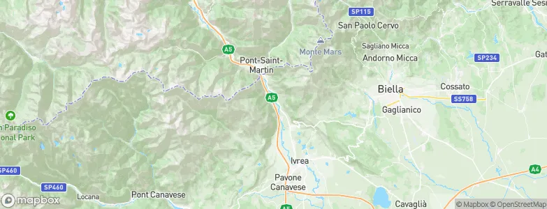 Tavagnasco, Italy Map