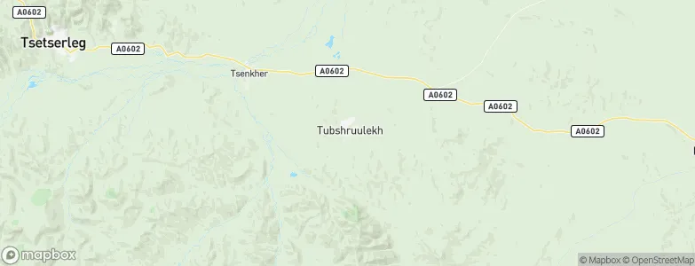 Tavanbulag, Mongolia Map