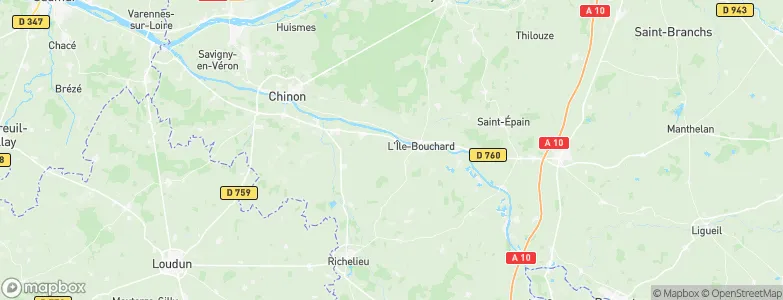 Tavant, France Map