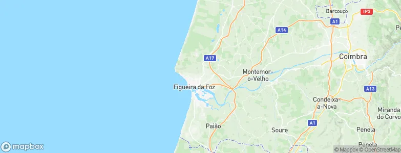 Tavarede, Portugal Map
