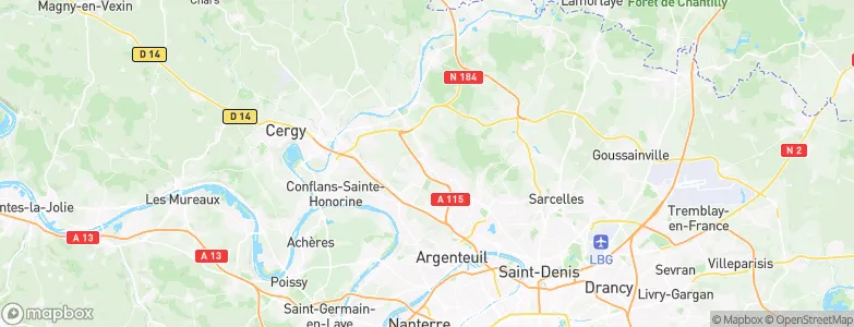 Taverny, France Map