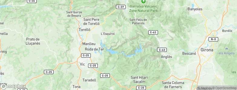 Tavertet, Spain Map