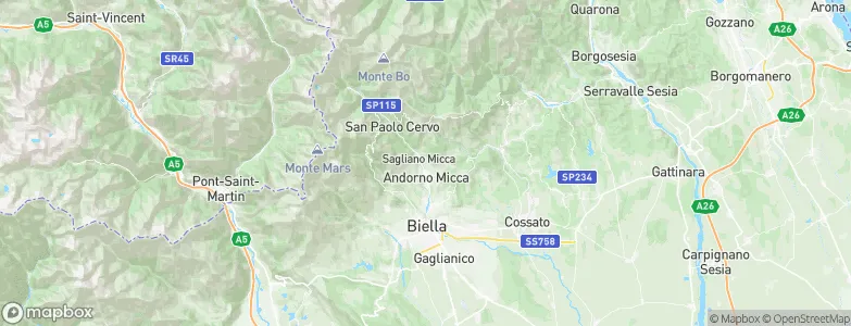 Tavigliano, Italy Map