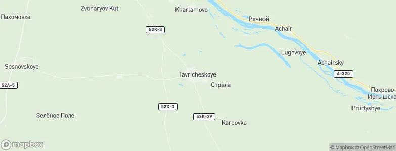 Tavricheskoye, Russia Map