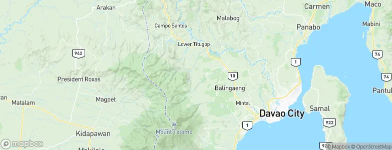 Tawan tawan, Philippines Map