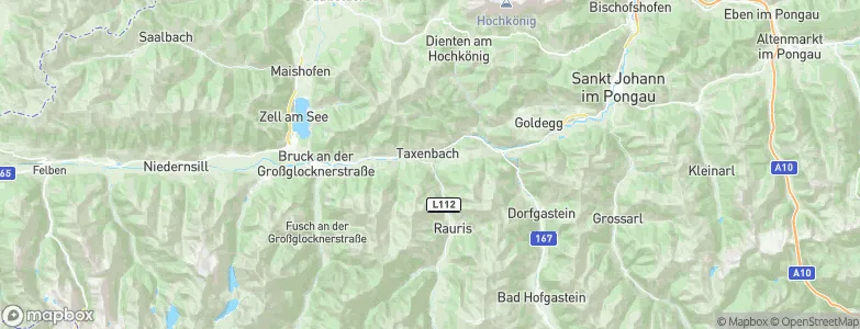 Taxenbach, Austria Map
