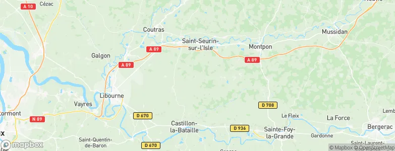 Tayac, France Map