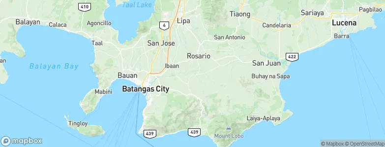 Taysan, Philippines Map